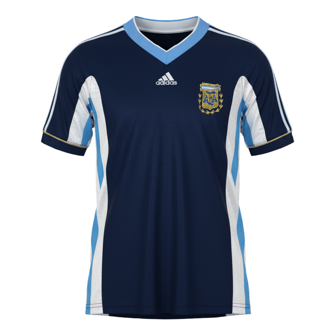 Argentina 1998 Vieras Retro-pelipaita Miesten