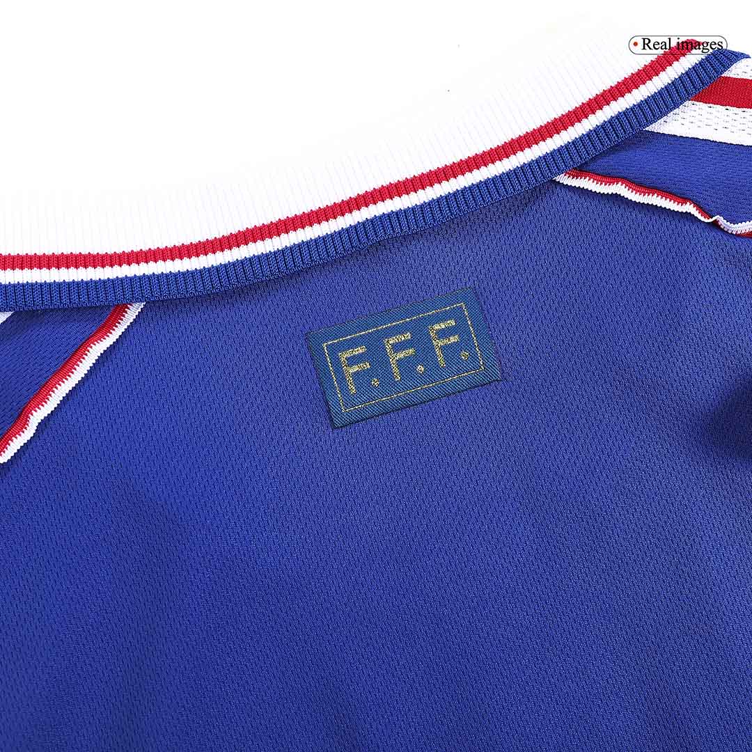 France World Cup 1998 Koti Retro-pelipaita Miesten ZIDANE #10