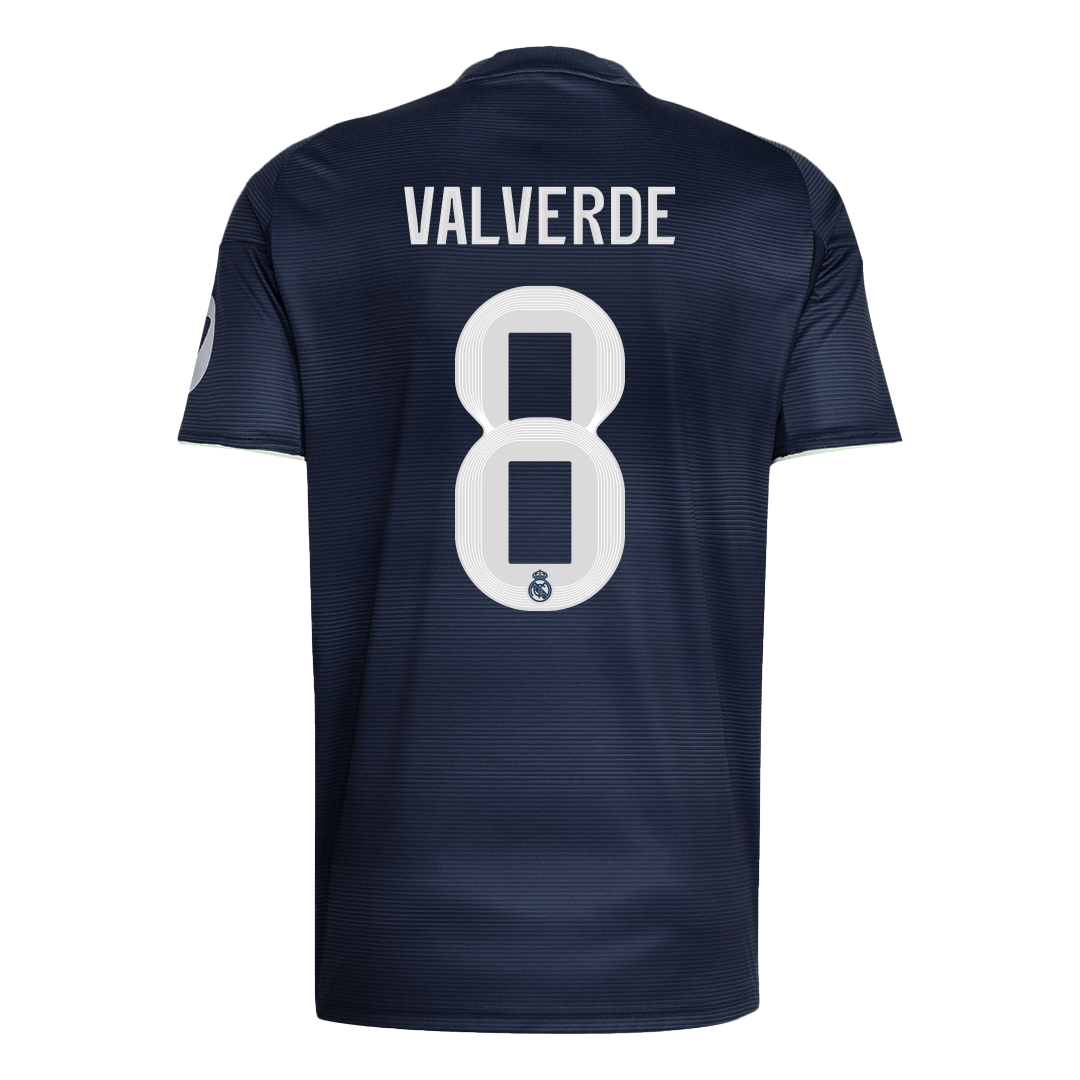 Real Madrid 2025/26 Vieras Pelipaita Miesten VALVERDE #8 [PREMIUM]
