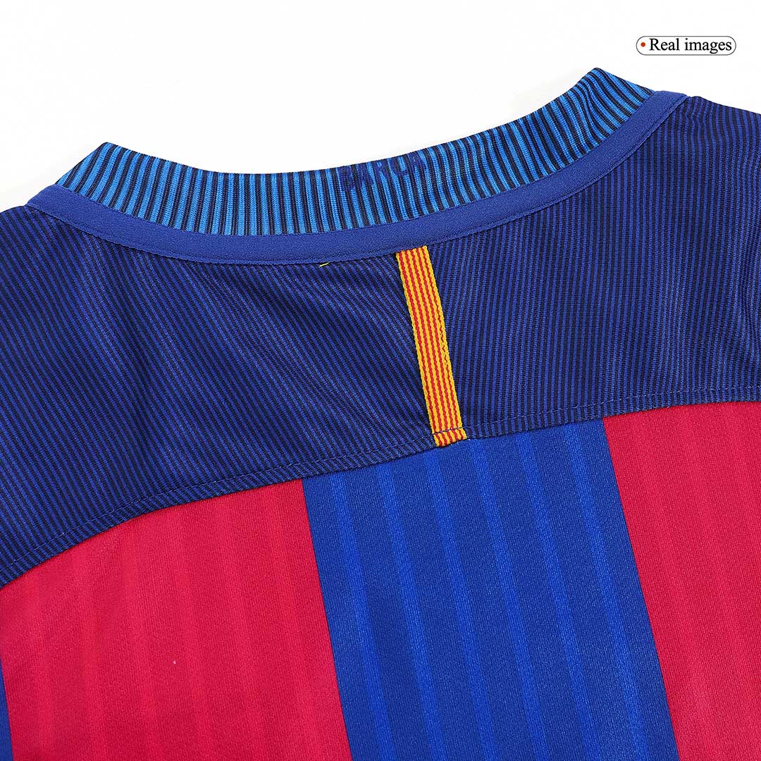 Barcelona 2016/17 Koti Retro-pelipaita Miesten MESSI #10