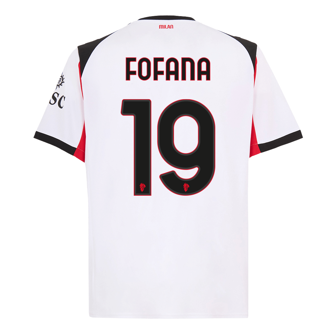 AC Milan 2025/26 Vieras Pelipaita Miesten FOFANA #19