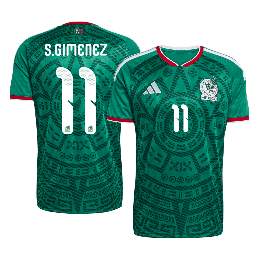 Mexico World Cup 2026 Koti Pelipaita Miesten S.GIMENEZ #11 [PREMIUM]