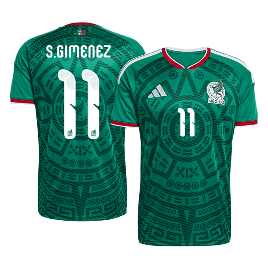 Mexico World Cup 2026 Koti Pelipaita Miesten S.GIMENEZ #11 [PREMIUM]