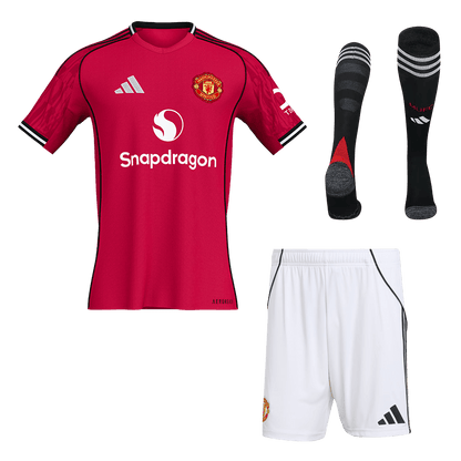 Manchester United 2025/26 Koti Täydellinen peliasu Miesten [PREMIUM]