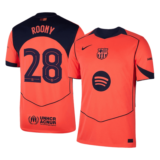 Barcelona 2025/26 Kolmas Pelipaita Miesten ROONY #28