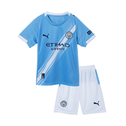 Manchester City 2025/26 Koti Pelipaitasetti Lasten