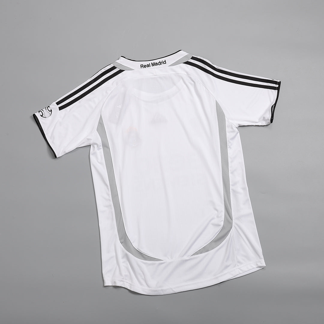 Real Madrid 2006/07 Koti Retro-pelipaita Miesten