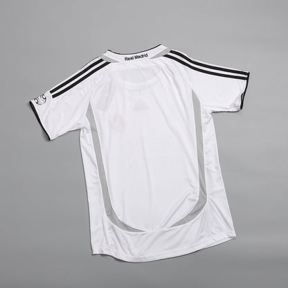 Real Madrid 2006/07 Koti Retro-pelipaita Miesten