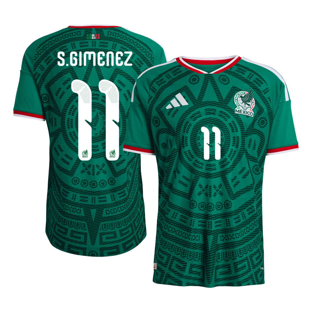 Mexico World Cup 2026 Koti Pelipaita (Player Version) Miesten S.GIMENEZ #11