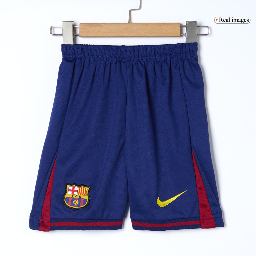 Barcelona 2025/26 Koti Lasten täydellinen peliasu