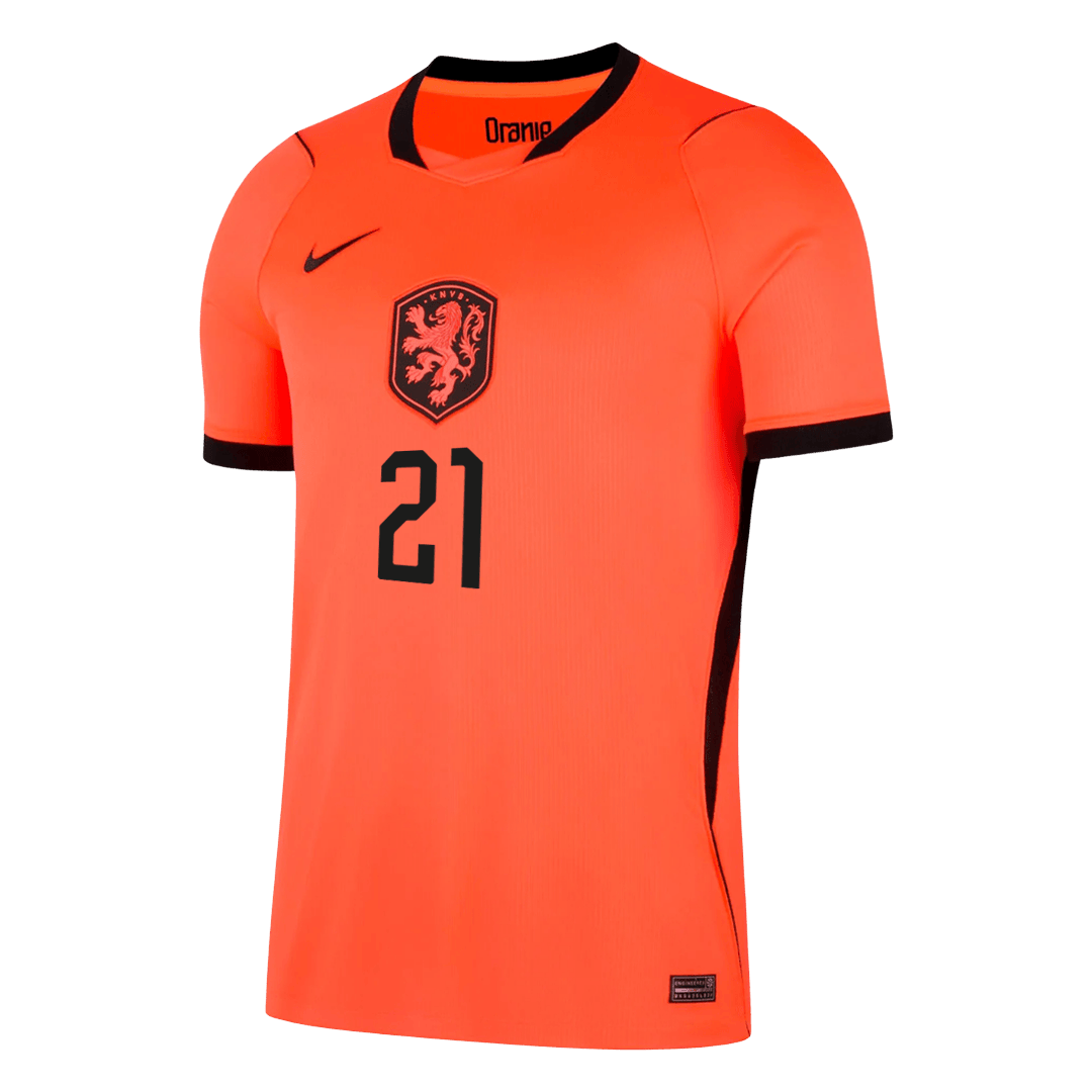 Netherlands World Cup 2026 Koti Pelipaita Miesten F.DE JONG #21