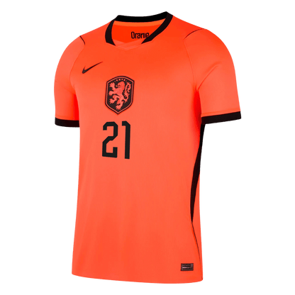 Netherlands World Cup 2026 Koti Pelipaita Miesten F.DE JONG #21