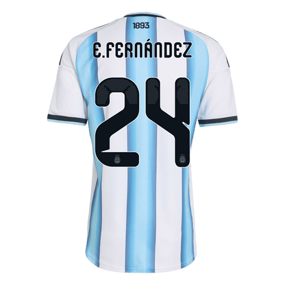 Argentina World Cup 2026 Koti Pelipaita (Player Version) Miesten E. FERNANDEZ #24