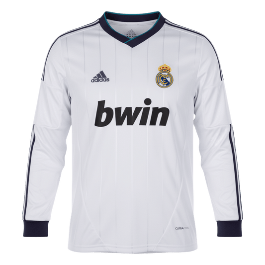 Real Madrid 2012/13 Koti Pitkähihainen Retro-pelipaita Miesten