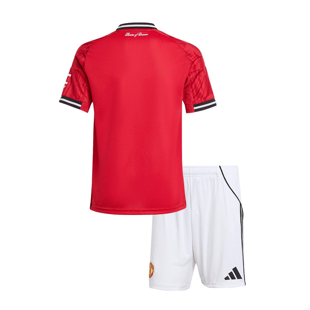 Manchester United 2025/26 Koti Pelipaitasetti Lasten