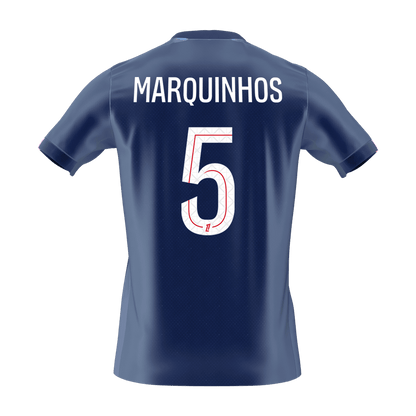 PSG 2025/26 Koti Pelipaita Miesten MARQUINHOS #5 [PREMIUM]