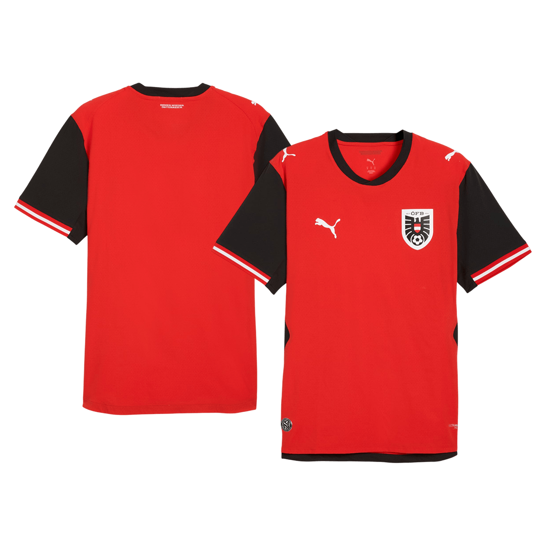 Austria World Cup 2026 Koti Pelipaita (Player Version) Miesten
