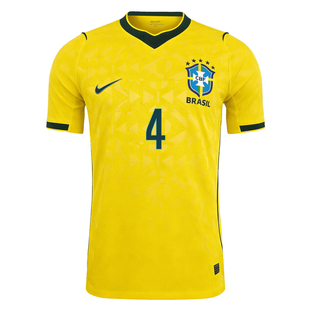 Brazil World Cup 2026 Koti Pelipaita (Player Version) Miesten MARQUINHOS #4