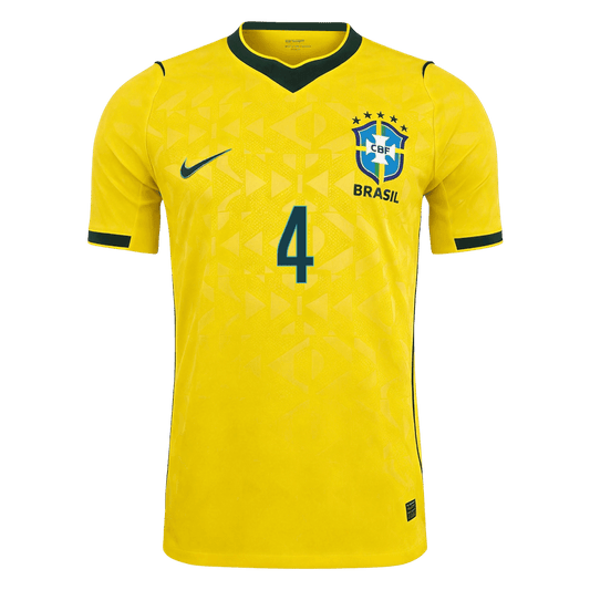 Brazil World Cup 2026 Koti Pelipaita (Player Version) Miesten MARQUINHOS #4