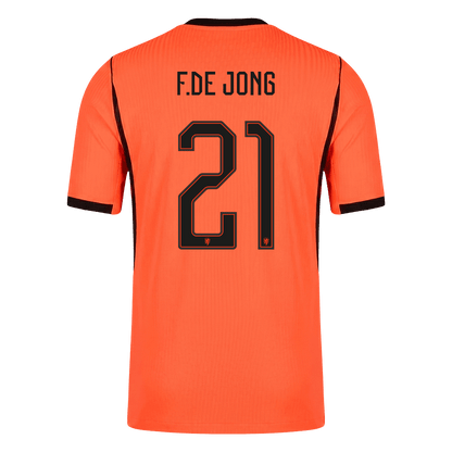 Netherlands World Cup 2026 Koti Pelipaita (Player Version) Miesten F.DE JONG #21