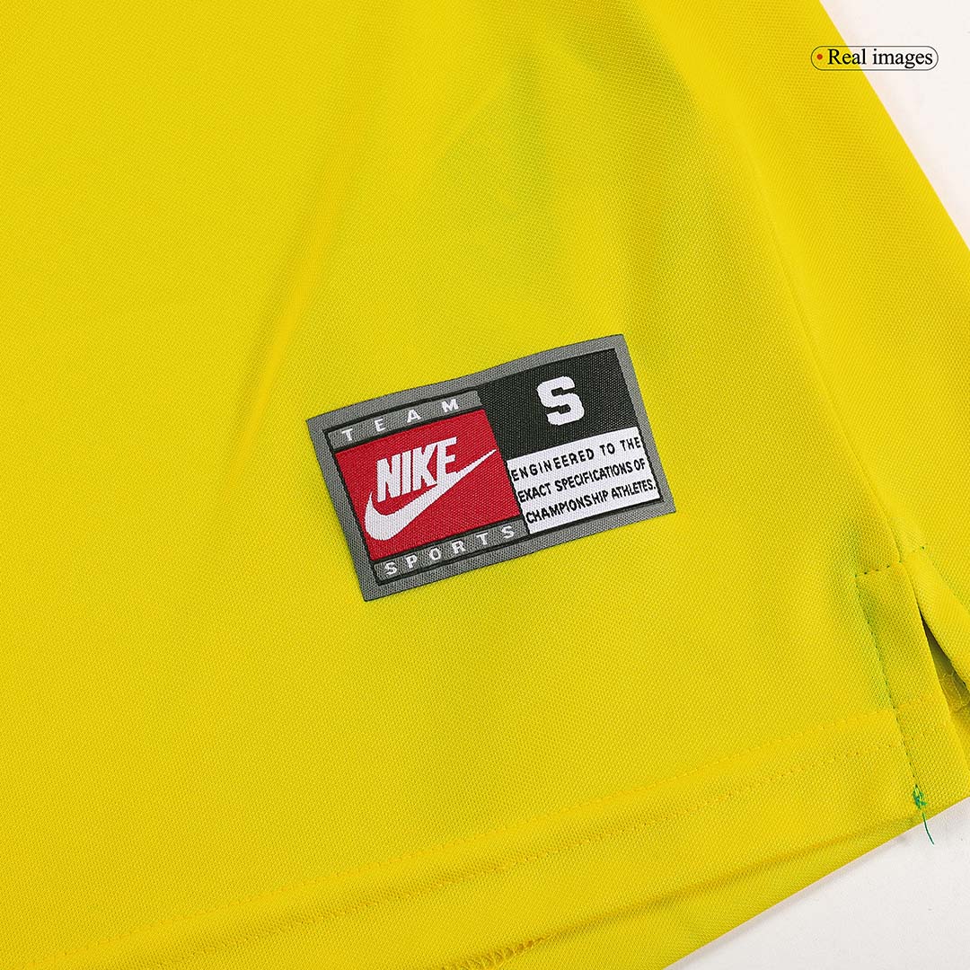 Brazil 1998 Koti Retro-pelipaita Miesten