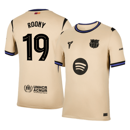 Barcelona 2025/26 UCL Vieras Pelipaita Miesten ROONY #19