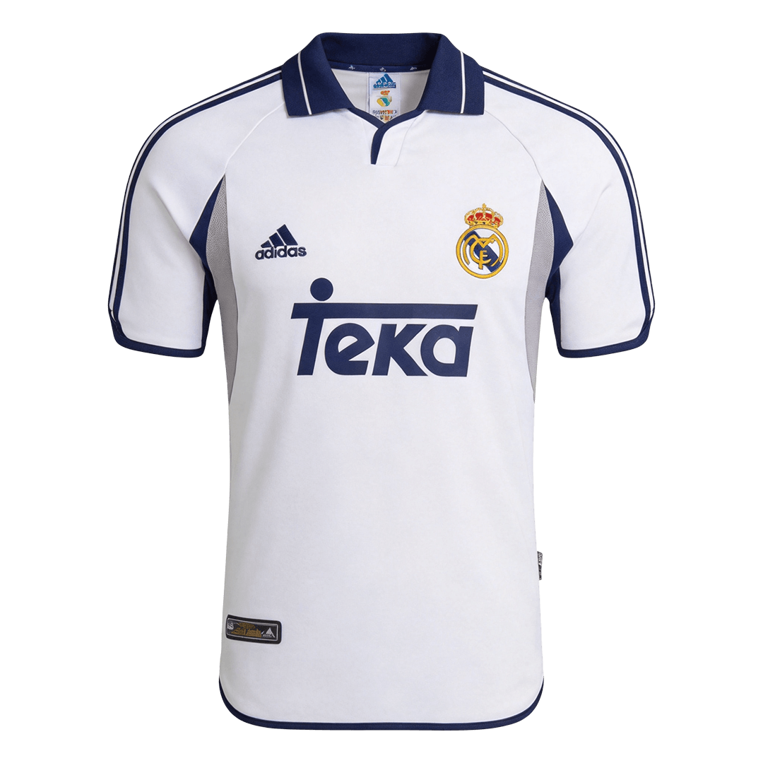 Real Madrid 2000/01 Koti Retro-pelipaita Miesten
