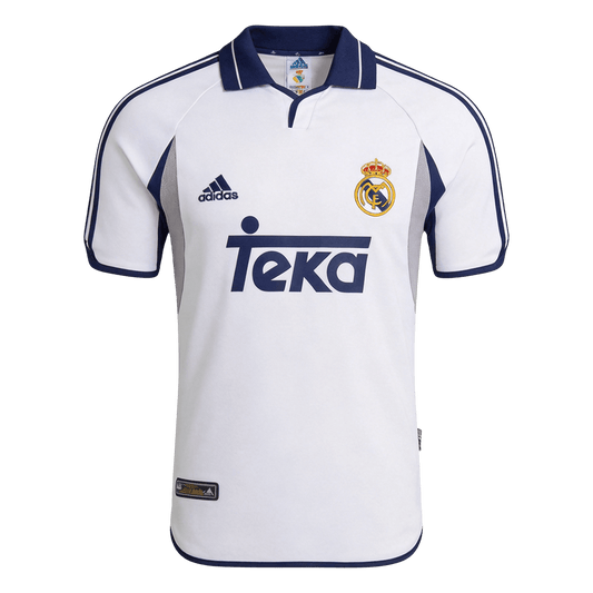 Real Madrid 2000/01 Koti Retro-pelipaita Miesten