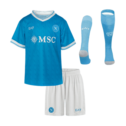 Napoli 2025/26 Koti Lasten täydellinen peliasu