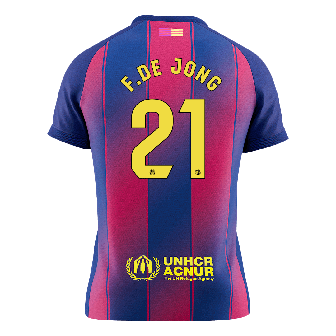 Barcelona 2025/26 Koti Pelipaita Miesten F.DE JONG #21