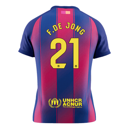 Barcelona 2025/26 Koti Pelipaita Miesten F.DE JONG #21