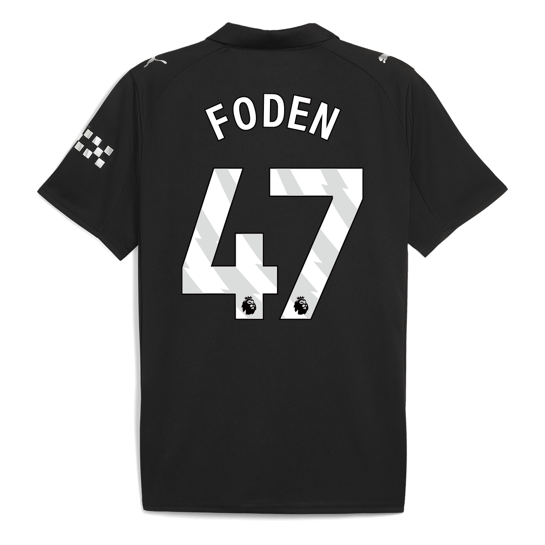 Manchester City 2025/26 Vieras Pelipaita Miesten FODEN #47