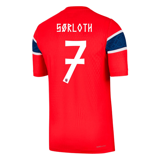 Norway World Cup 2026 Koti Pelipaita (Player Version) Miesten SØRLOTH #7