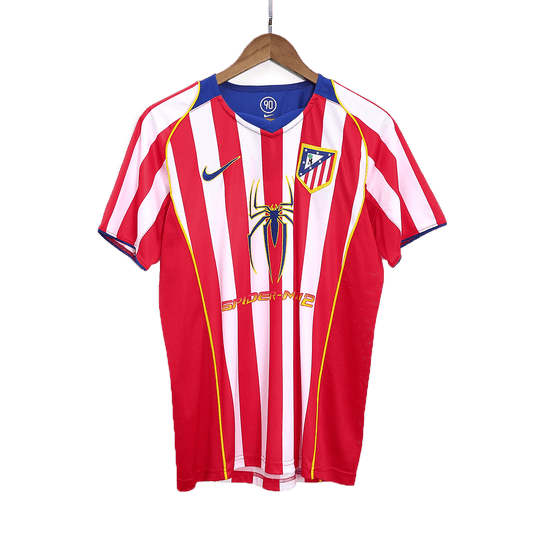 Atletico Madrid 2004/05 Koti Retro-pelipaita Miesten