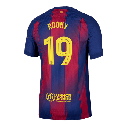 Barcelona 2025/26 UCL Koti Pelipaita (Player Version) Miesten ROONY #19
