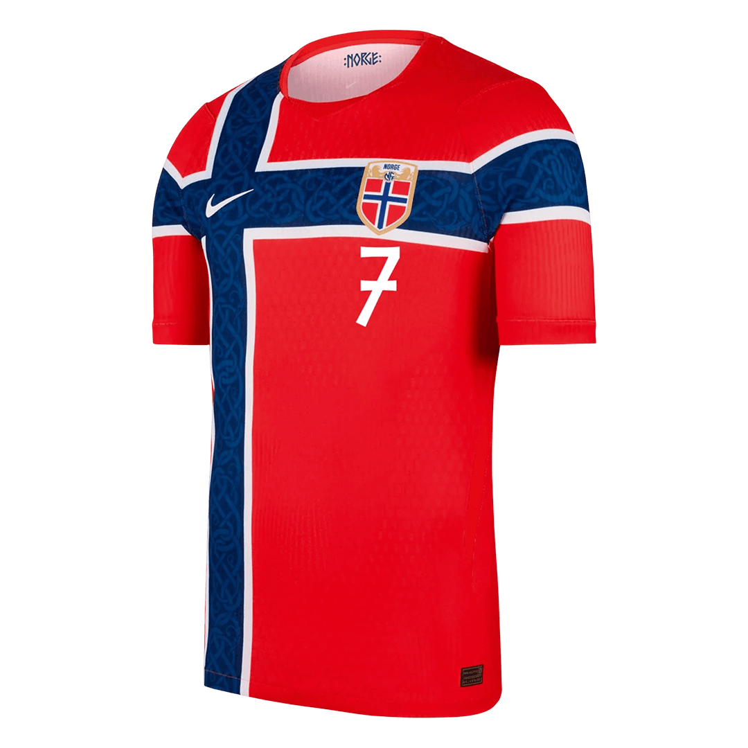 Norway World Cup 2026 Koti Pelipaita (Player Version) Miesten SØRLOTH #7