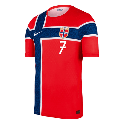 Norway World Cup 2026 Koti Pelipaita (Player Version) Miesten SØRLOTH #7