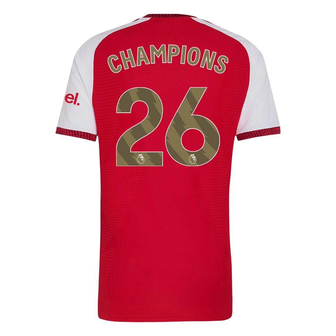 Arsenal 2026/27 Koti Pelipaita (Player Version) Miesten CHAMPIONS #26