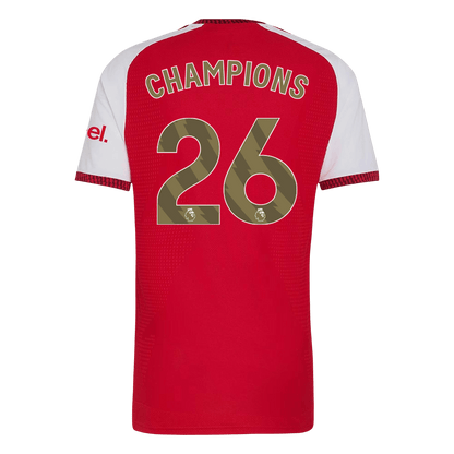 Arsenal 2026/27 Koti Pelipaita (Player Version) Miesten CHAMPIONS #26