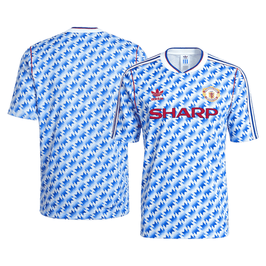 Manchester United 1990/92 Vieras Retro-pelipaita Miesten