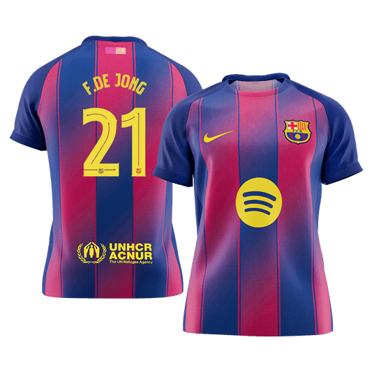 Barcelona 2025/26 UCL Koti Pelipaita Miesten F.DE JONG #21