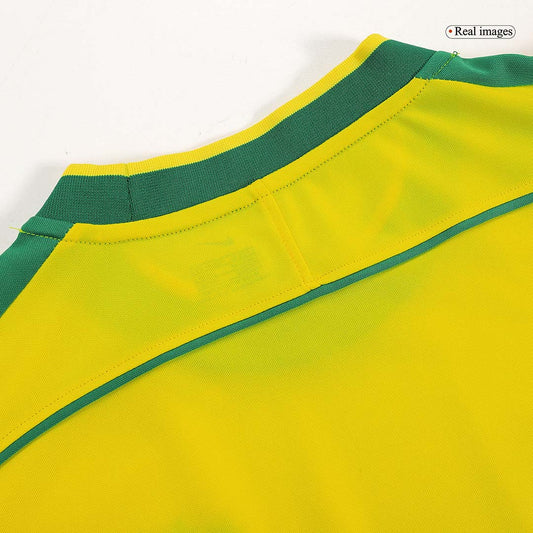 Brazil World Cup 1998 Koti Retro-pelipaita Miesten RONALDO #9