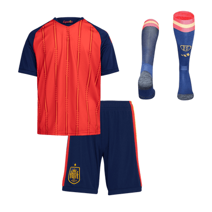 Spain World Cup 2026 Koti Lasten täydellinen peliasu