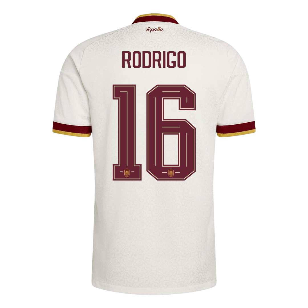 Spain World Cup 2026 Vieras Pelipaita (Player Version) Miesten RODRIGO #16