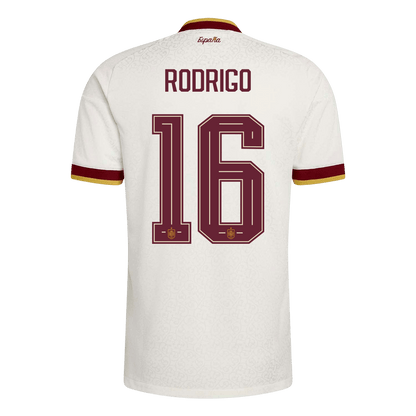 Spain World Cup 2026 Vieras Pelipaita (Player Version) Miesten RODRIGO #16
