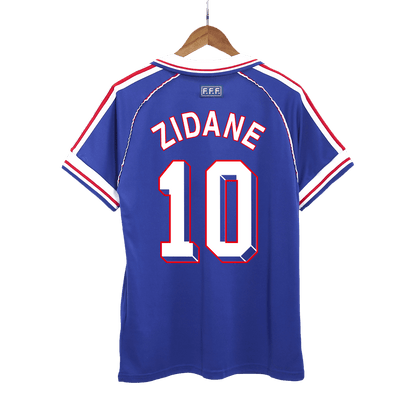 France World Cup 1998 Koti Retro-pelipaita Miesten ZIDANE #10