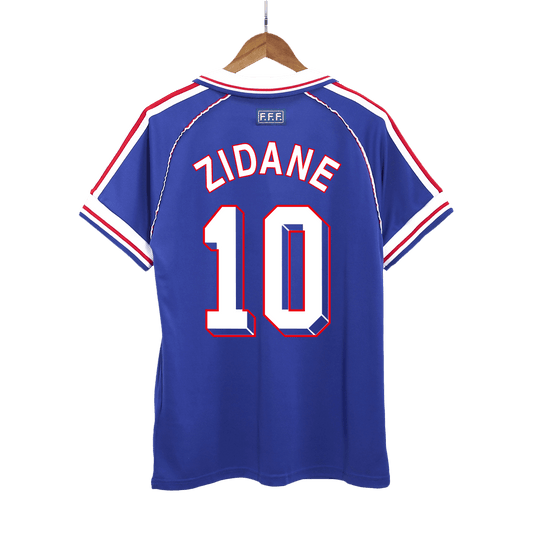 France World Cup 1998 Koti Retro-pelipaita Miesten ZIDANE #10