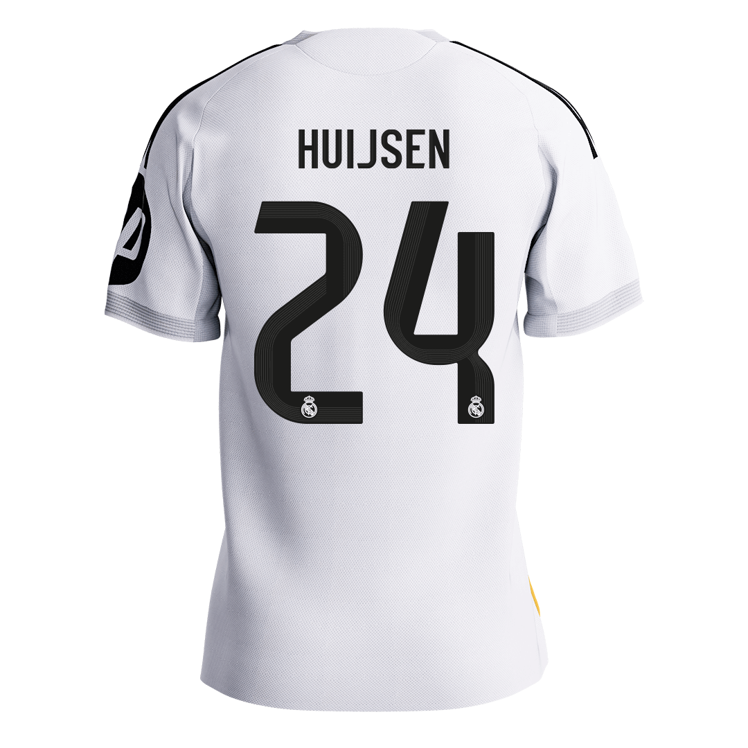 Real Madrid 2025/26 Koti Pelipaita (Player Version) Miesten HUIJSEN #24 [PREMIUM]