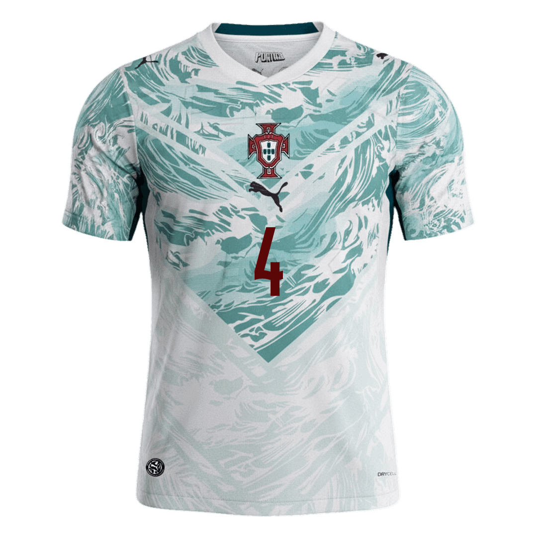Portugal World Cup 2026 Vieras Pelipaita Miesten RÚBEN DIAS #4