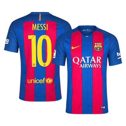 Barcelona 2016/17 Koti Retro-pelipaita Miesten MESSI #10